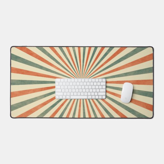 Retro Sunburst Spiral  Design Bureaumat (Keyboard & Muis)