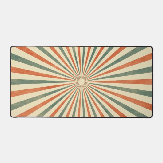 Retro Sunburst Spiral  Design Bureaumat (Voorkant)