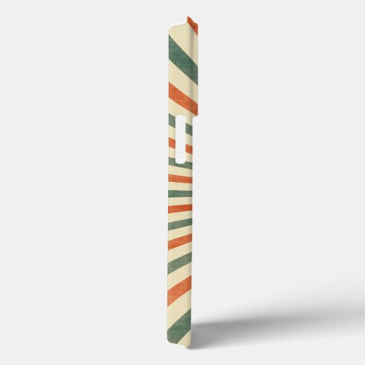 Retro Sunburst Spiral  Design Case-Mate iPhone Case (Achterkant / Rechts)