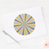Retro Sunburst Sticker (Envelop)