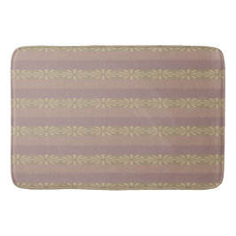 Retro Sunburst Strepenpatroon Badmat