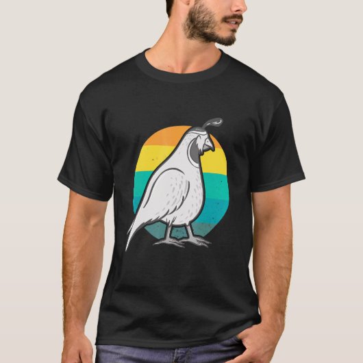 Retro Sunest Quail Whisperer T-shirt (Voorkant)