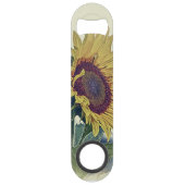 Retro Sunflower  Bottle Open Speed Flessenopener (Voorkant)