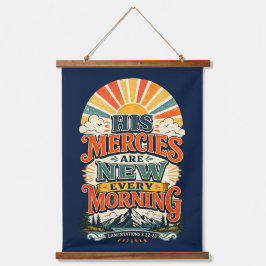 Retro Sunrise Bijbeltekst Muur Decoratie Hangend Wandkleed