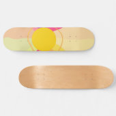 Retro Sunrise Glam #1 #wall #art Persoonlijk Skateboard (Horizontaal)