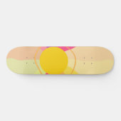 Retro Sunrise Glam #1 #wall #art Persoonlijk Skateboard (Horizontaal)