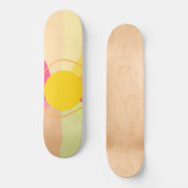Retro Sunrise Glam #1 #wall #art Persoonlijk Skateboard (Voorkant)