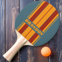 Retro Sunrise op lei bord strepen met naam
