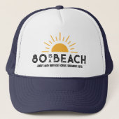 Retro Sunset 60e 70e 80e 90 verjaardag Crew Squad Trucker Pet (Voorkant)