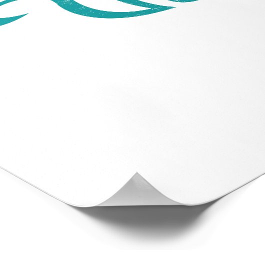 Retro Sunset 70 gestrest Poster (Hoek)