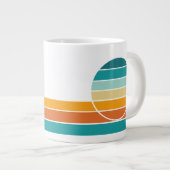 Retro Sunset 70 Grote Koffiekop (Voorkant rechts)