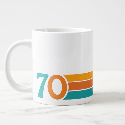 Retro Sunset 70 Grote Koffiekop (Links)