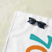 Retro Sunset 70 Strandlaken (In situ)