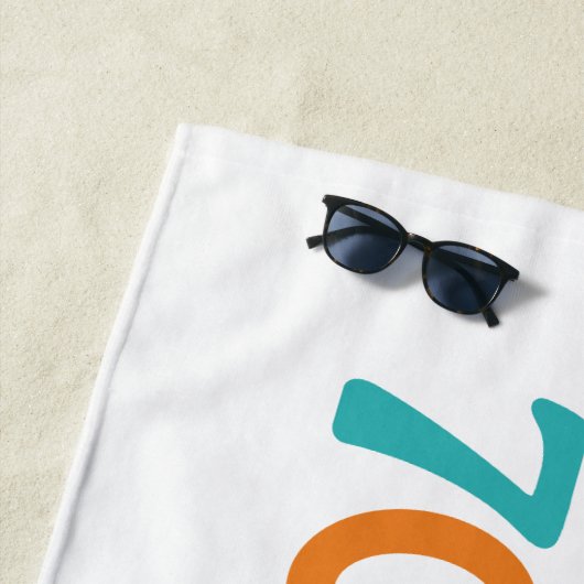 Retro Sunset 70 Strandlaken (In situ)