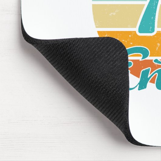 Retro Sunset 71  gestrest Muismat (Hoek)