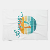 Retro Sunset 71  gestrest Theedoek (Horizontaal)