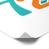 Retro Sunset 72 Poster (Hoek)