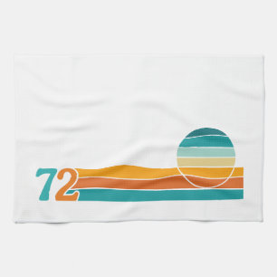 Retro Sunset 72 Theedoek