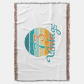 Retro Sunset 73  noodlijdend Deken (Voorkant Verticaal)