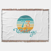 Retro Sunset 73  noodlijdend Deken (Voorkant)