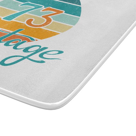 Retro Sunset 73  noodlijdend Snijplank (Hoek)