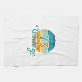 Retro Sunset 73  noodlijdend Theedoek (Horizontaal)