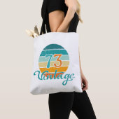 Retro Sunset 73 noodlijdend Tote Bag (Dichtbij)