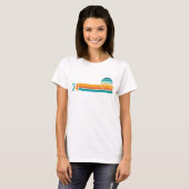 Retro Sunset 74 T-shirt (Voorkant volledig)