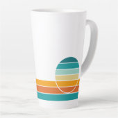 Retro Sunset 75 Latte Mok (Rechterhoek)