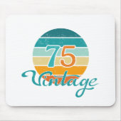 Retro Sunset 75 Vintage Distressed Muismat (Voorkant)