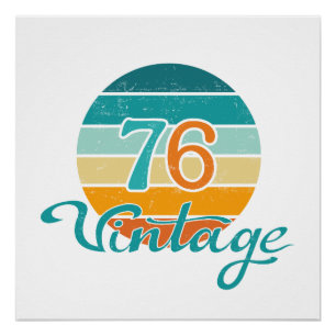 Retro Sunset 76  gestrest Perfect Poster