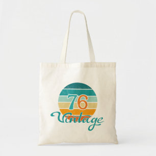 Retro Sunset 76 gestrest Tote Bag