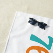 Retro Sunset 76 Strandlaken (In situ)