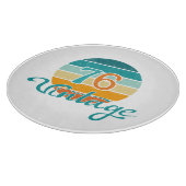 Retro Sunset 76 Vintage Distressed Snijplank (Hoek)