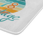 Retro Sunset 78 Vintage Distressed Snijplank (Hoek)