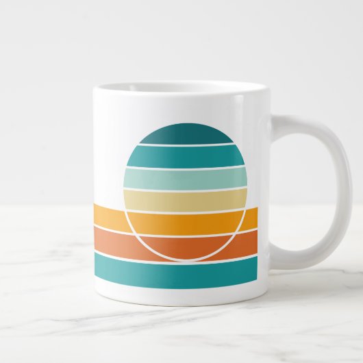 Retro Sunset 79 Grote Koffiekop (Rechts)