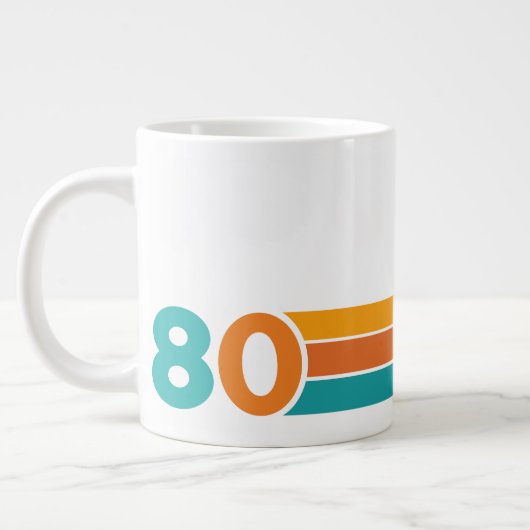 Retro Sunset 80 Grote Koffiekop (Links)