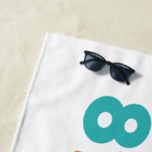 Retro Sunset 81 Strandlaken (In situ)