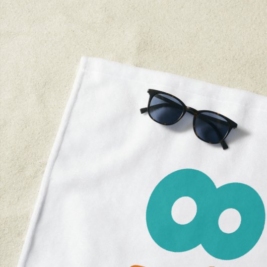 Retro Sunset 81 Strandlaken (In situ)