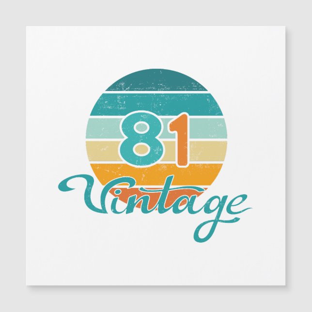 Retro Sunset 81 Vintage Distressed (Voorkant)