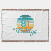 Retro Sunset 81 Vintage Distressed Deken (Voorkant)