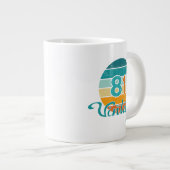 Retro Sunset 81 Vintage Distressed Grote Koffiekop (Voorkant rechts)