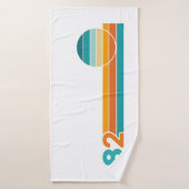 Retro Sunset 82 Badhanddoek (Badhanddoek)