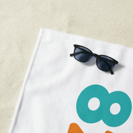 Retro Sunset 82 Strandlaken (In situ)