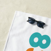 Retro Sunset 83 Strandlaken (In situ)