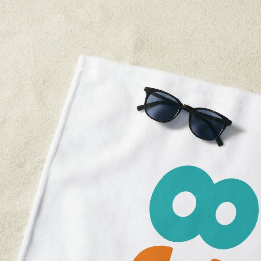 Retro Sunset 83 Strandlaken (In situ)