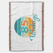 Retro Sunset 85 Vintage Distressed Deken (Voorkant Verticaal)