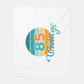 Retro Sunset 85 Vintage Distressed Fleece Deken (Voorkant)