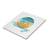 Retro Sunset 85 Vintage Distressed Tegeltje (Zijkant)