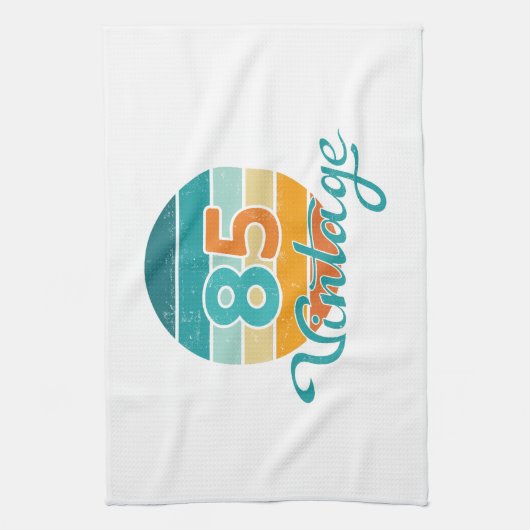 Retro Sunset 85 Vintage Distressed Theedoek (Verticaal)